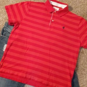 Stafford Prep Short Sleeve Red Polo Shirt . Sz XL